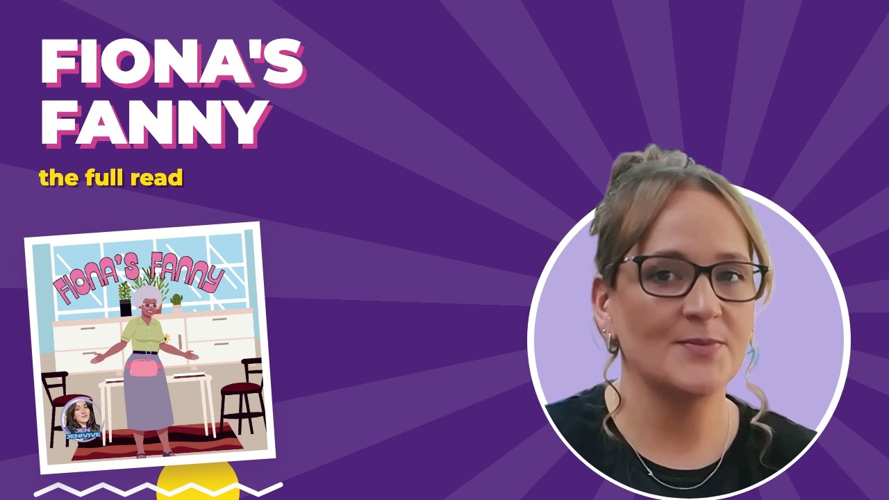 Jen Jenivive reading Fiona's Fanny