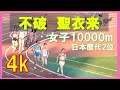 [4k]【大記録達成】不破聖衣来選手が日本歴代2位　女子10000m　関西実業団デイスタンストライアルin京都　2021年12月11日