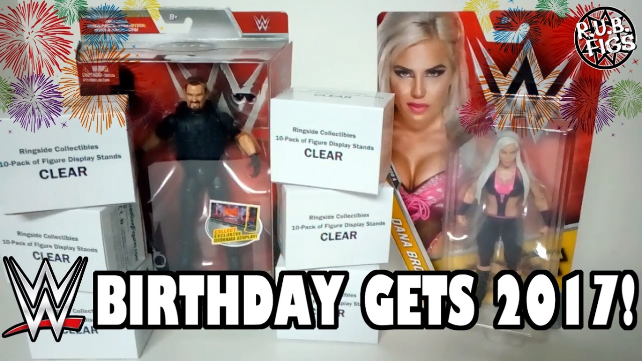RUBFigs WWE BIRTHDAY RECEIVINGS 2017! ELITE + BASIC + RSC EXCLUSIVE STANDS