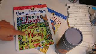 Adult Coloring with Creative Haven - Pre-View