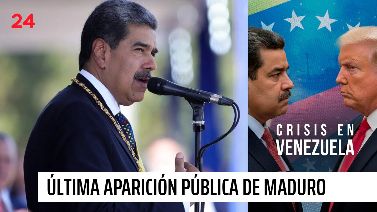 VIDEO | Así fue la última aparición pública de Nicolás Maduro en Venezuela