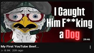 false allegations over calling a youtuber unfunny