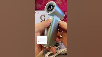 GOOJODOQ Handheld fan 100-level wind turbine speed-up  #mypromo