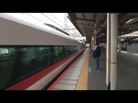 常磐線特急 E657系 松戸駅(約130km/h運転) 高速通過