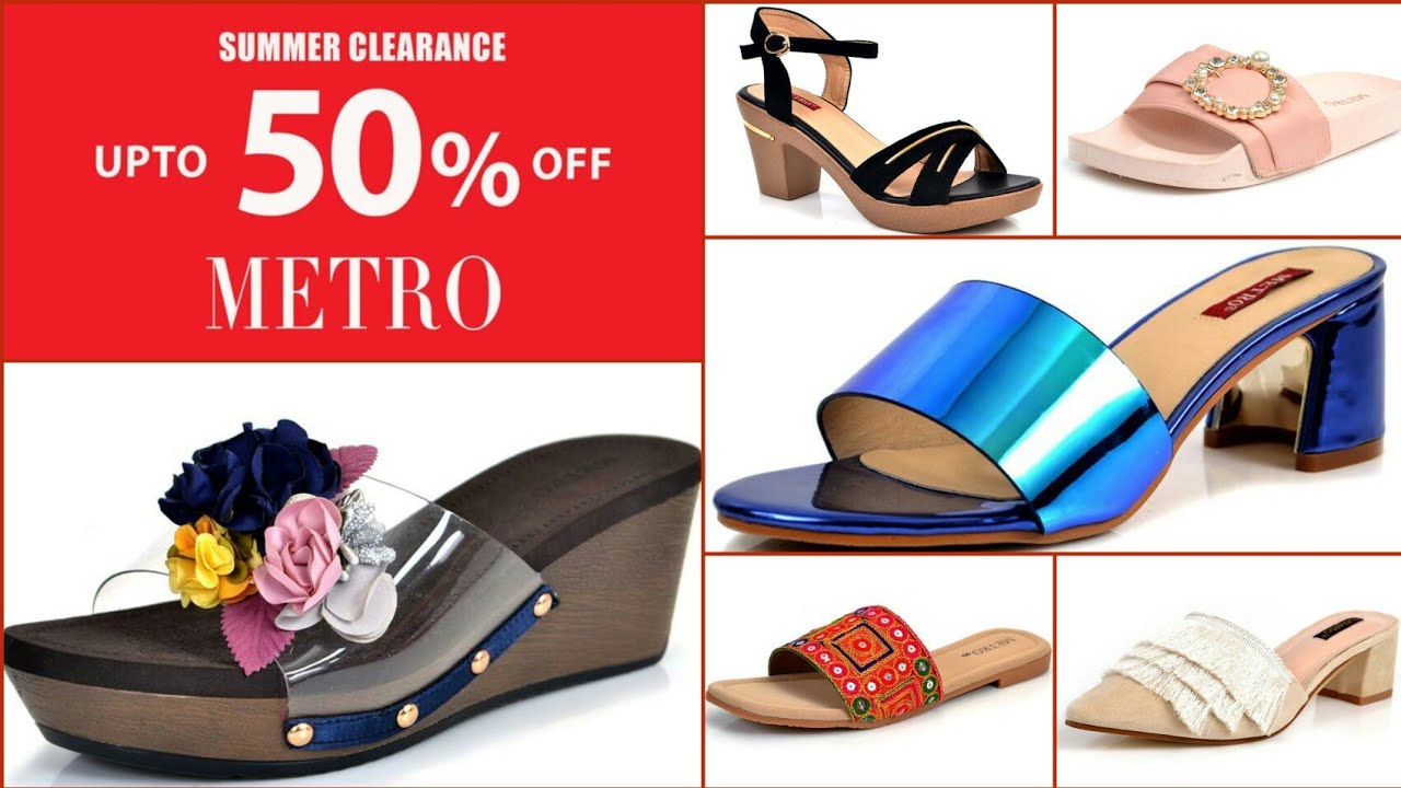 Metro Shoes Summer Clearance Sale Upto 50% Off 2020 With Prices - YouTube