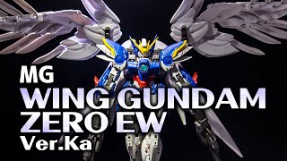 MG 1/100 WING GUNDAM ZERO EW Ver.Ka / ウイングガンダムゼロEW display