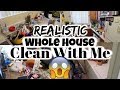 REALISTIC Clean With Me /Whole House Cleaning / Cleaning Motivation / Power Hour /