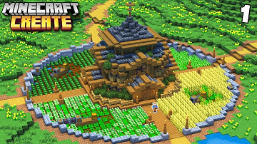 A Perfect Start In Minecraft Create Mod! | Episode 1
