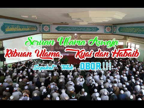 ribuan-ulama,-kyai,-habaib-sepakat-tolak-obor---multaqo-ulama-garut