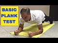 Basic Plank Test | A Physical Fitness Test For Back Strength | Dr. Walter Salubro