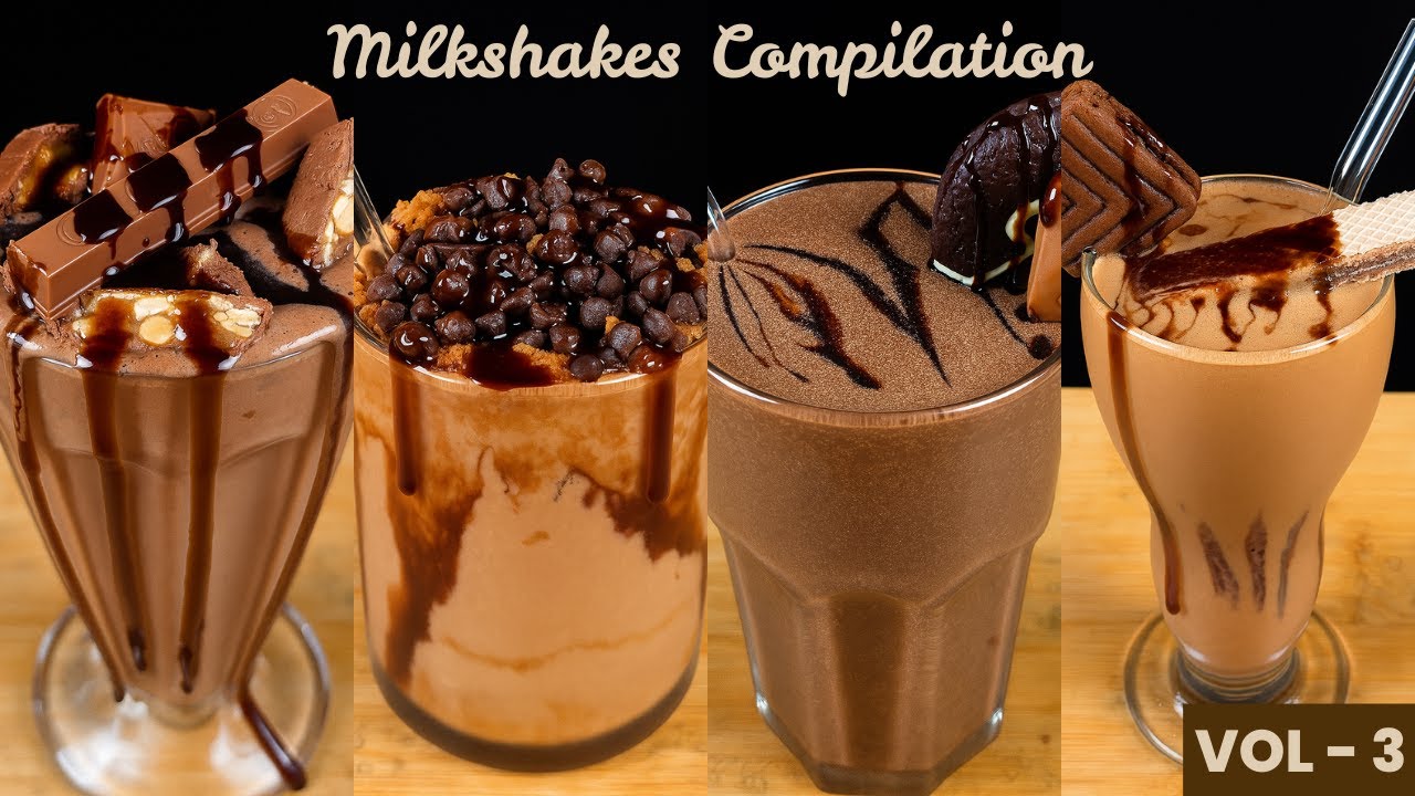 Ultimate Milkshakes Compilation Vol-3 | Chocolate, Cookies & More! | MCSA(MyCookingStyleAsmr)