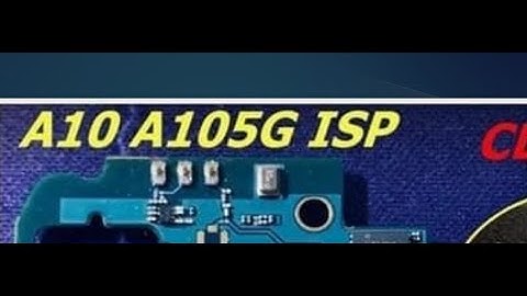 Samsung SM-A105G ISP Pinout Jumper Ways Format FRP Boot Repairing By GSM Free Equipment