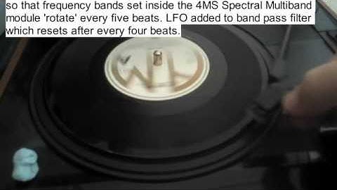 Week 24 - Turntable Needle Dragging Softube Modular 4MS Spectral Strings