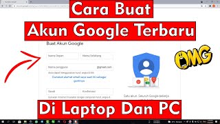 Cara Membuat Akun Google Terbaru Di Laptop | Cara Membuat Email Baru Di Laptop