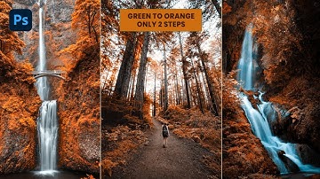 Add These 2 Layers to Make Orange Color Effect in Photoshop