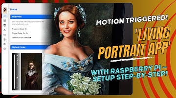DIY Haunted Living Portrait with Motion Trigger | Raspberry Pi Halloween Prop