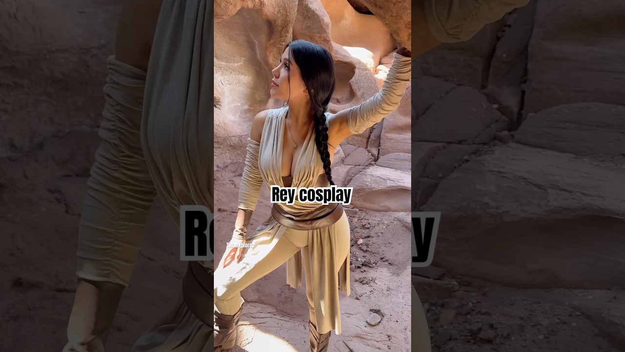 Finally got to cosplay Rey #viralshort #cosplay #zionnationalpark #starwars