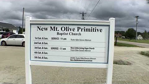 Dedication Service New Mt  Olive Primitive Baptist...