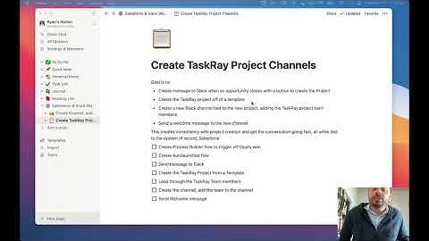 How To: Automate TaskRay Project Slack Channels