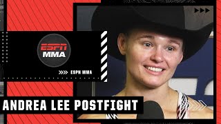 Andrea Lee recaps big win vs. Cynthia Calvillo at #UFCVegas42 | ESPN MMA