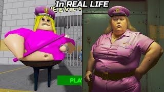 POLICE GIRL PRISON RUN IN REAL LIFE Obby New Update Roblox  All Bosses Battle FULL GAME #roblox