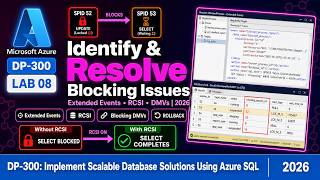 Identify & Resolve Blocking Issues in Azure SQL | DP-300 Lab 08 | Extended Events | 2026