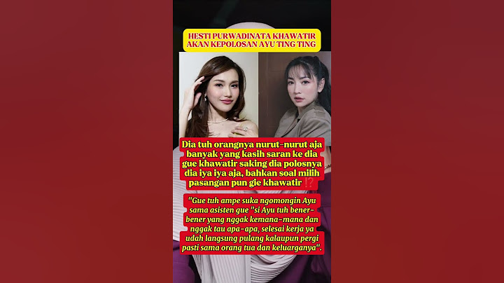 "Hesti Purwadinata Khawatir! Kepolosan Ayu Ting Ting Bisa Jadi Boomerang?"