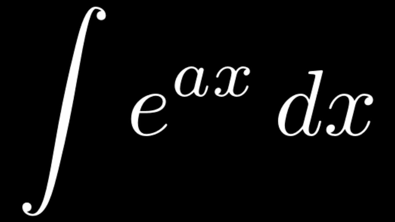 Integral Of E ax YouTube integral-of-e-ax-youtube