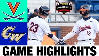 #10 Virginia vs George Washington Highlights | NCAA Baseball Highlights | 2024 College Baseball