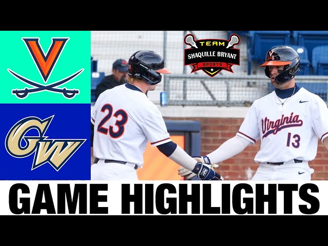 #10 Virginia vs George Washington Highlights | NCAA Baseball Highlights | 2024 College Baseball class=