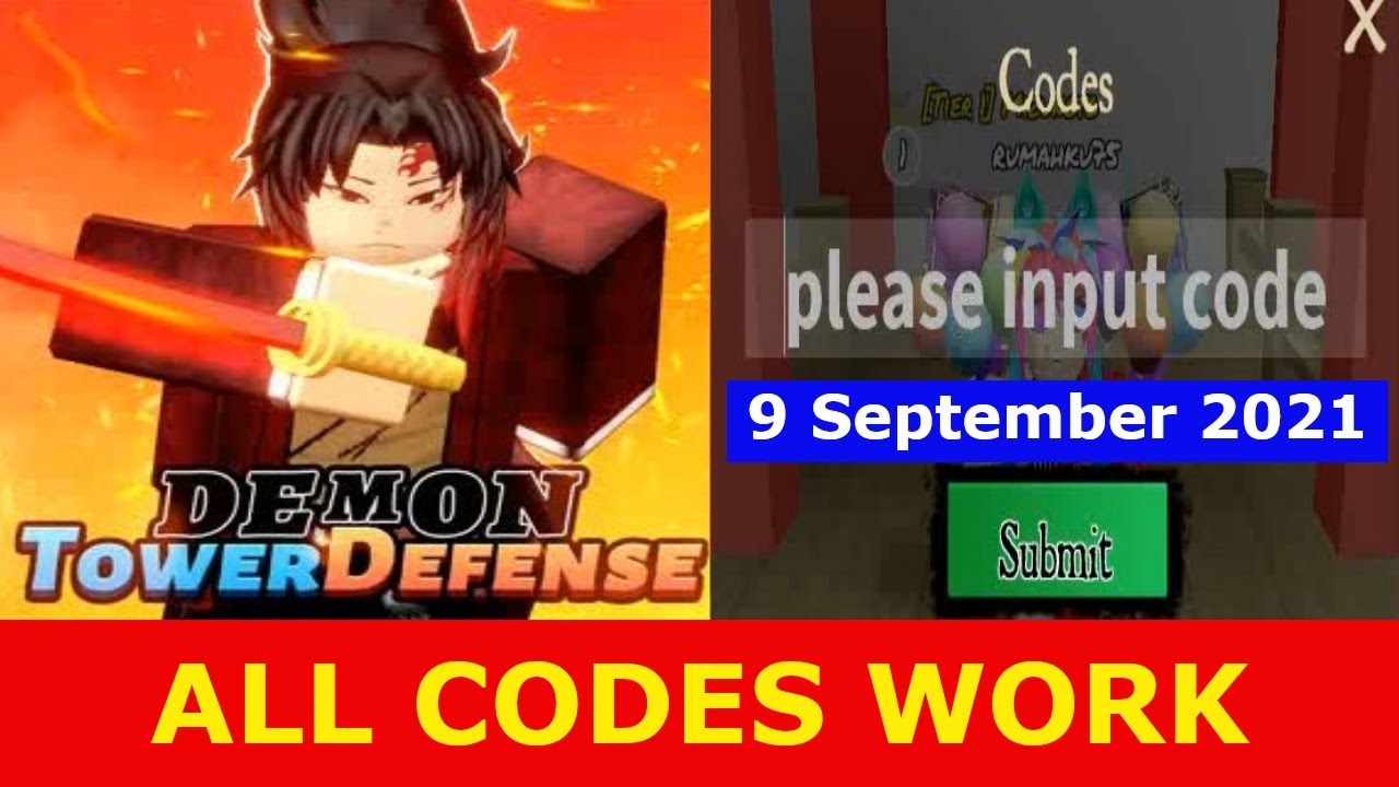 *ALL CODES WORK* [6⭐Yorichi] Demon Tower Defense Simulator ROBLOX | September 9, 2021