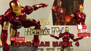 IRON MAN MARK 4 (MINI HOT TOYS) by ZD Toys 4K