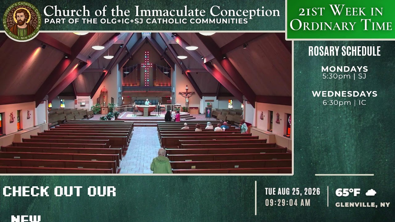 IC | 21st Week of OT| Tuesday Aug 25 @ 9am