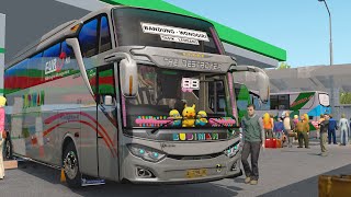 BUDIMAN The Destroyer Bandung-Wonogiri start pool tasik || ets2 bus mod indonesia screenshot 1