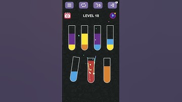#level18 Water Colour Sort Puzzle #viral  #video #gaming #shorts 🔥