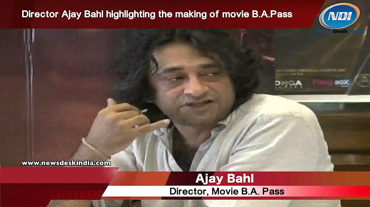 Director Ajay Bahl highlighting the making of movi...