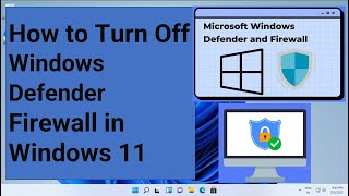 How to Turn Off Windows Defender &amp; Windows Firewall in Windows 11 [2024]