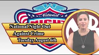 Special Announcement North Bergen National Night Out Against Crime English and Espanole Announcement