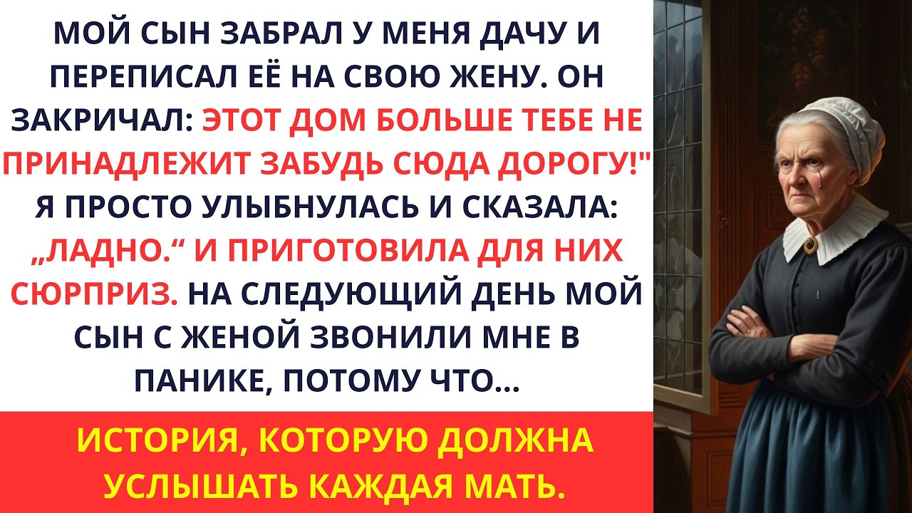 Мой Сын Забрал Мой Загородный Дом И Подарил Его Своей Жене  Но Их Ждал Сюрприз