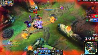 Fizz 1 vs 4 Quadra kill