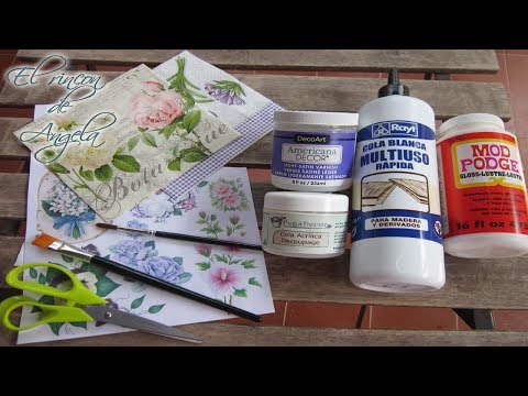 Video: Decoupage Para Principiantes