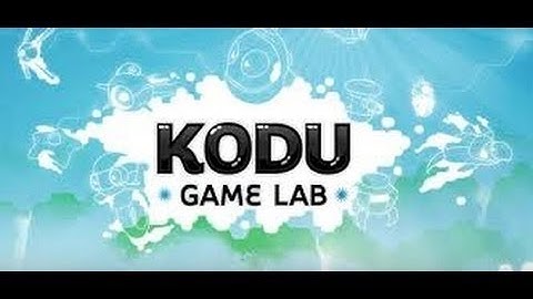 Kodu game lab tutorial/ how to make characters move