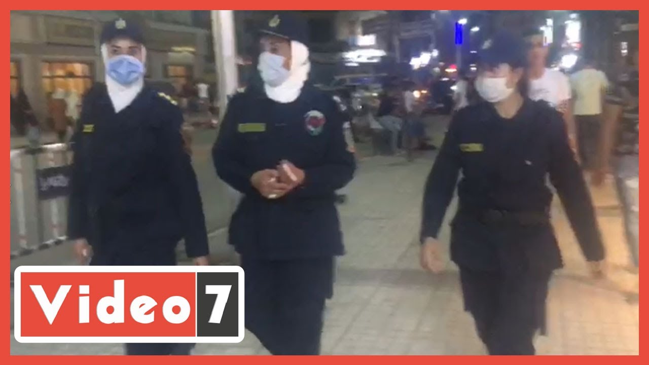 حمله ليليه بقيادة الشرطة النسائية علي السينمات وشوارع القاهرة
