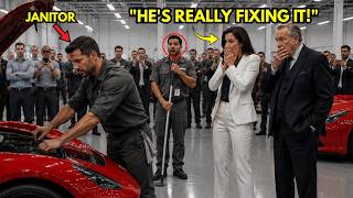 Billionaire Spent Millions on Ferrari Repairs with No Results — Until a Single Dad Janitor Walked In