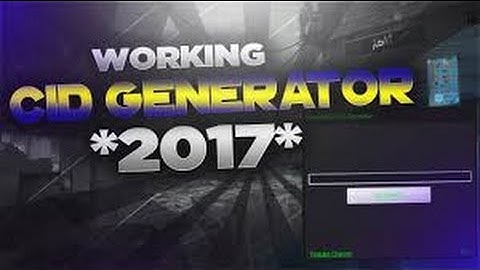 CONSOLE ID GENERATOR PS3 2017!