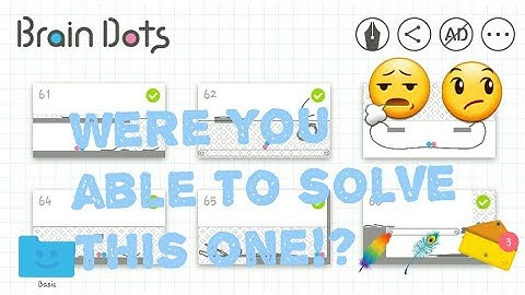 😊😊Brain dots level 61 to 67. 😄enjoy gameplay😄