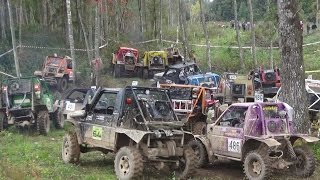 Off-Road vehicles in mud race , Antsumae 2016