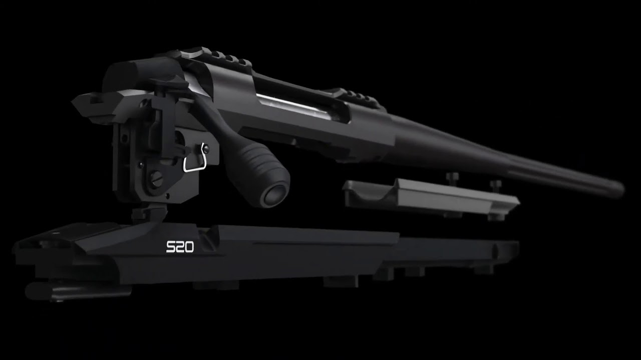 Sako S20 full aluminium rifle chassis YouTube