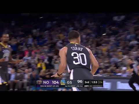 Stephen Curry UNREAL Full Highlights Warriors vs Pelicans 16/01/2019 41 Pts