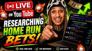 🔴 LIVE: Researching Tonight’s Bets + Building Parlays | Daily 6 PM ET